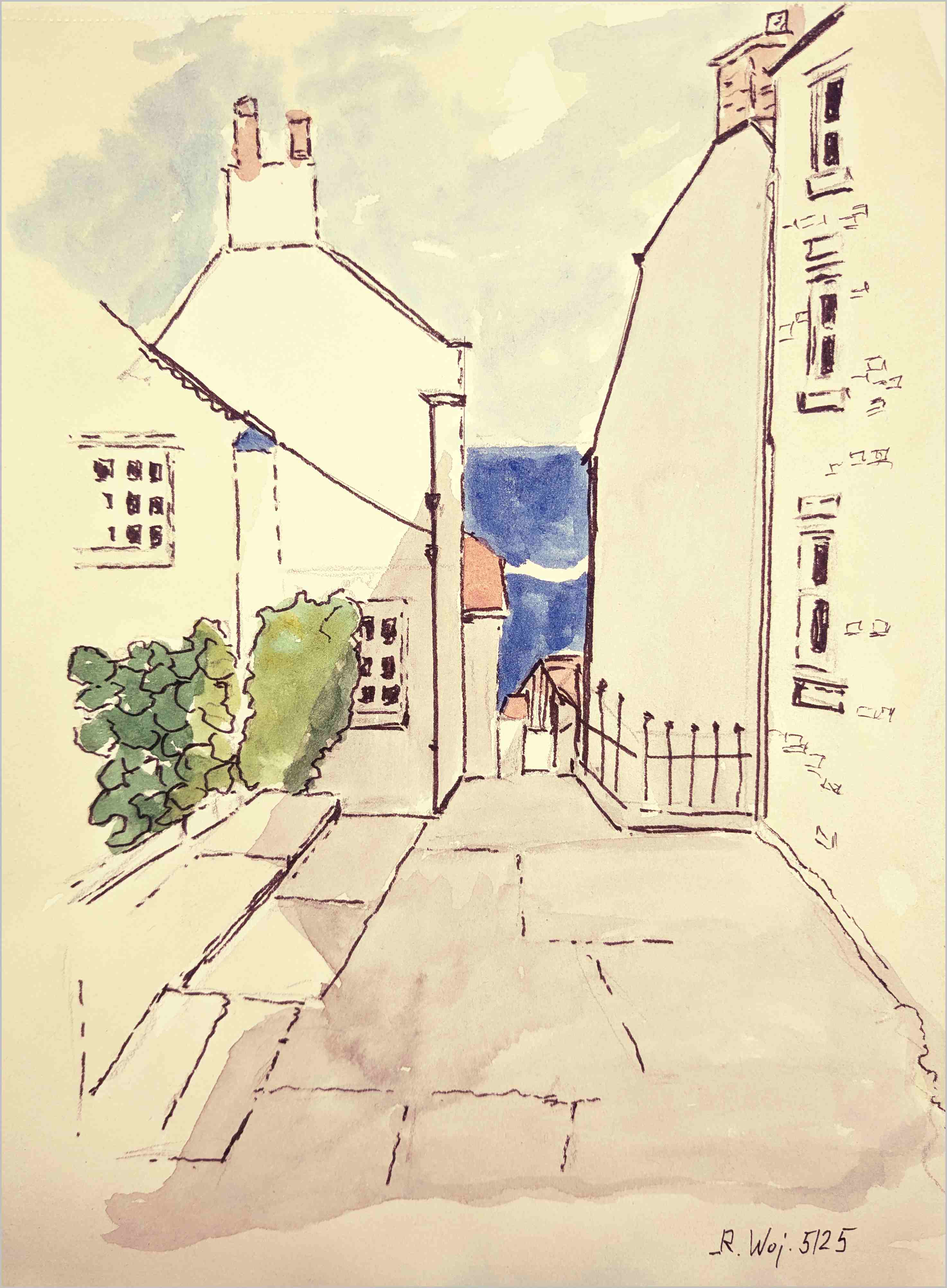   Gasse zum Meer